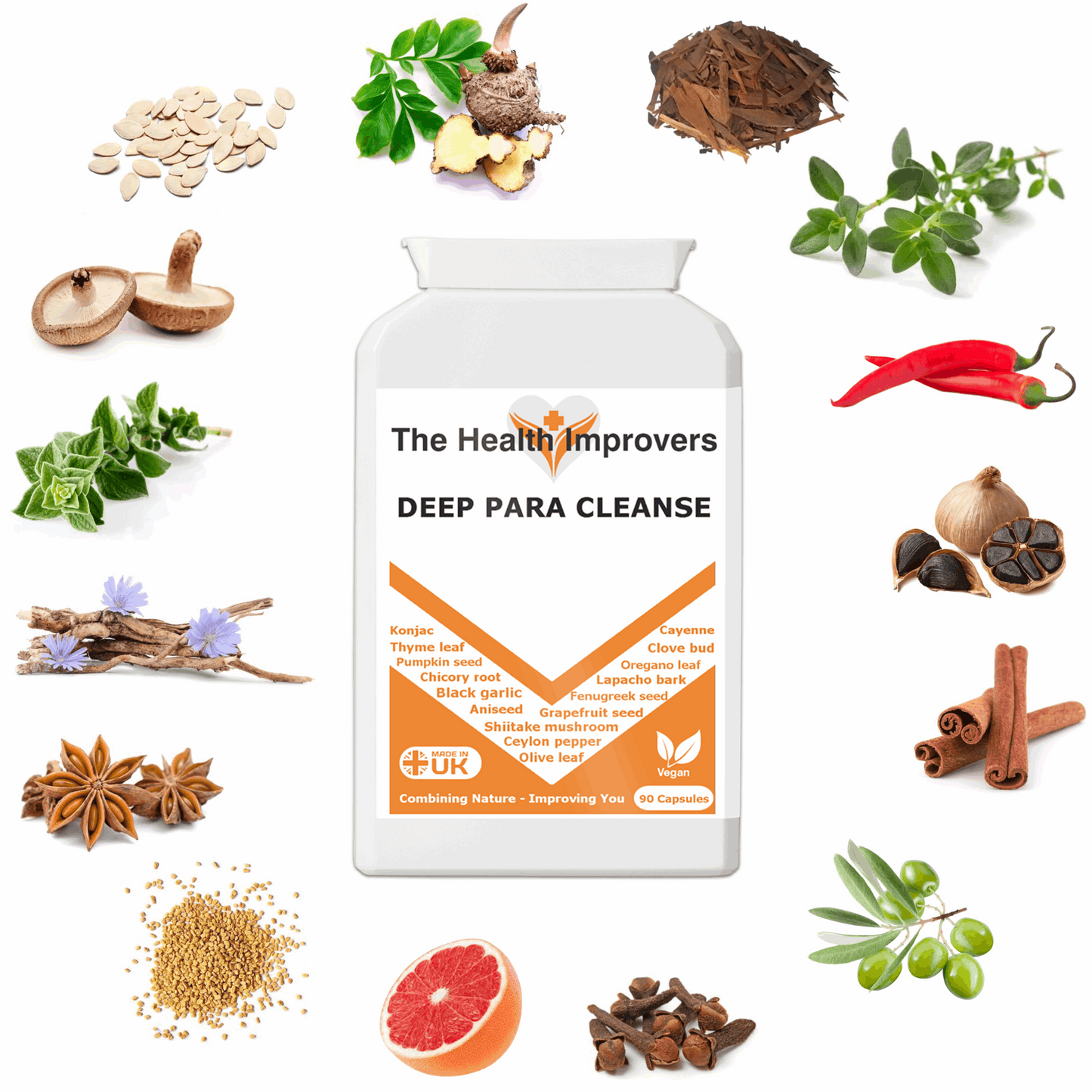 Parasite Cleanse Supplement for Humans | Natural Parasite Detoxification The Health Improvers