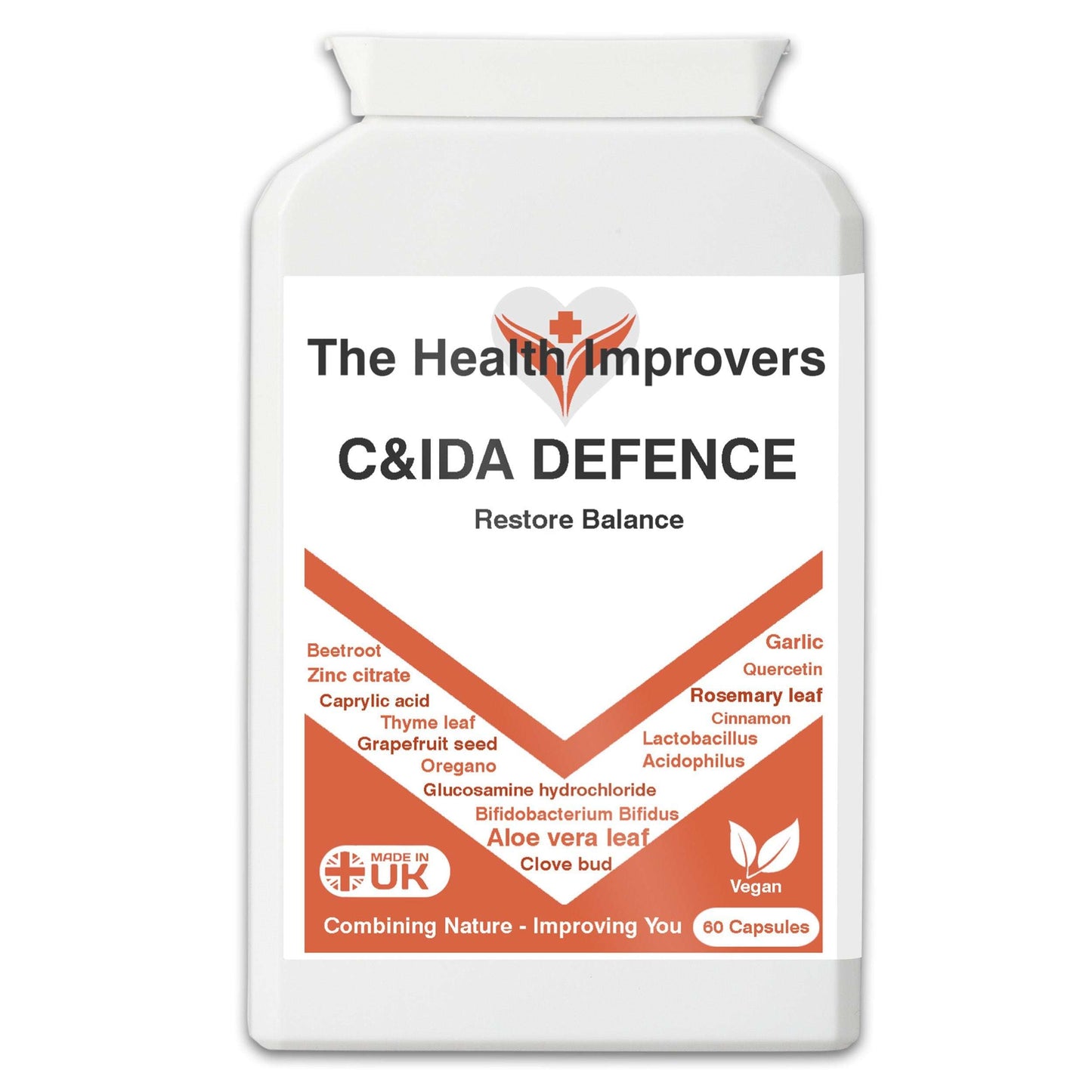 C&IDA Defence | Yeast Balance, Gut Health, Anti-Candida Supplement The Health Improvers