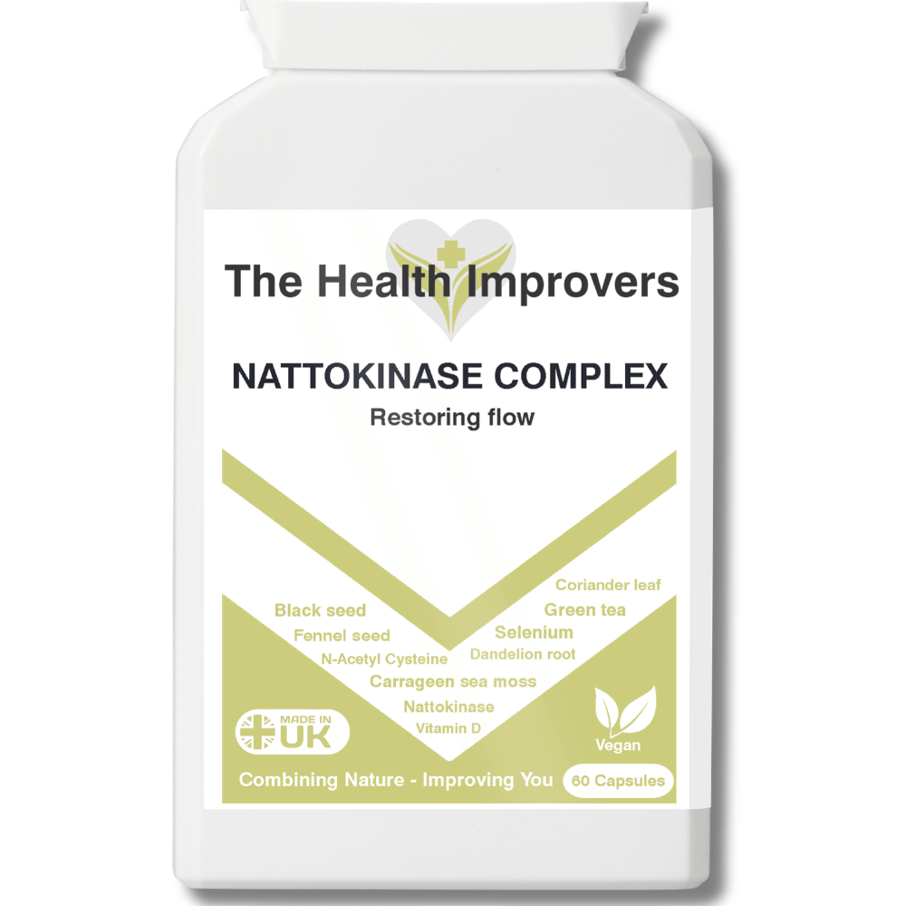 Nattokinase Complex supplement by The Health Improvers — a UK guide to choosing a nattokinase supplement