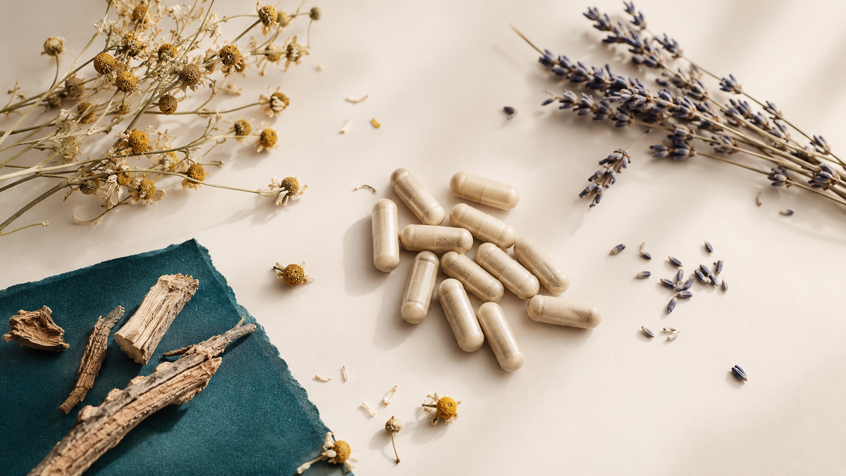 Botanical ingredients, vitamins and minerals commonly found in UK evening supplements