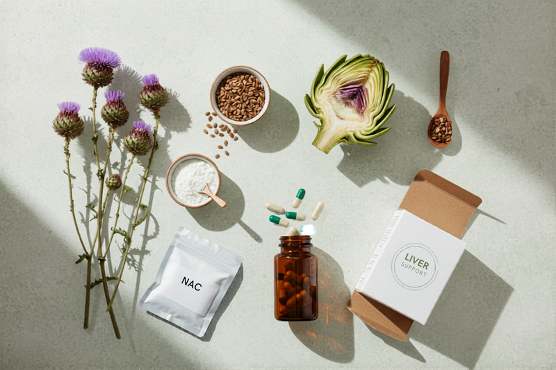 Best UK Liver Support Supplements 2026 — Milk Thistle, Artichoke, NAC and What Actually Helps