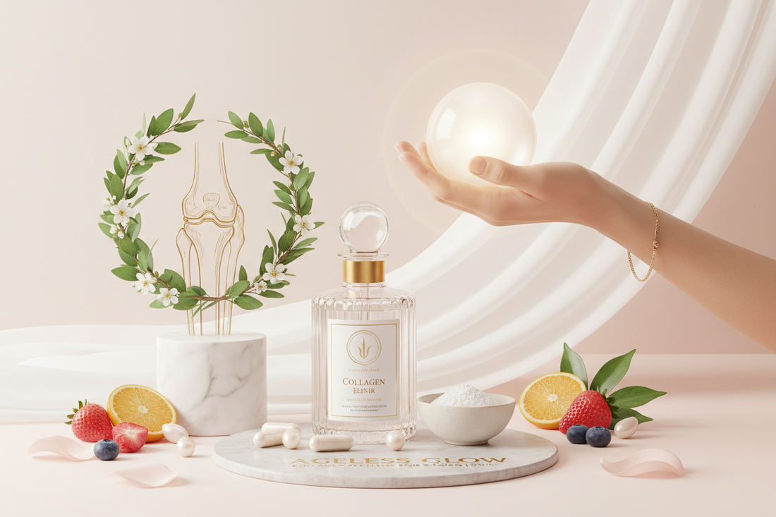 High Strength Collagen Peptides: Glucosamine & Vitamins for Skin, Joints & Beauty - The Health Improvers