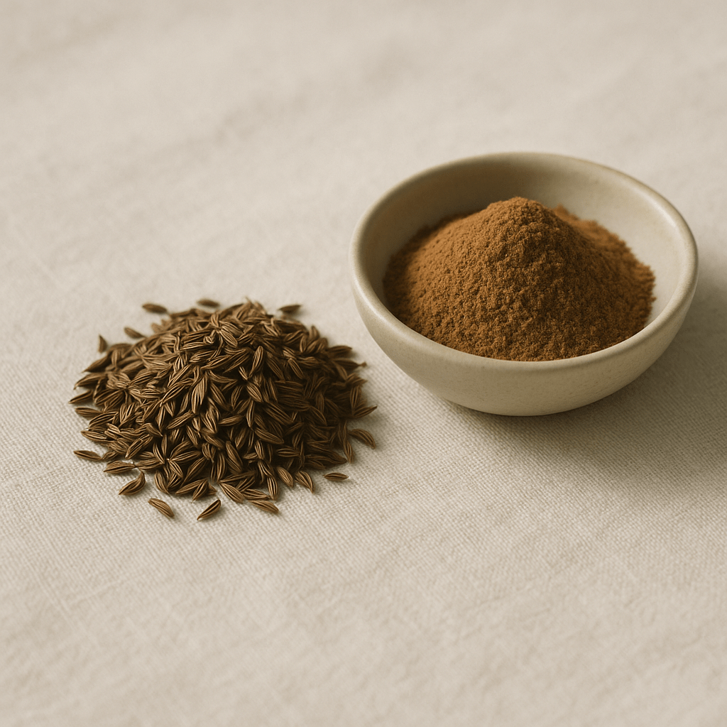 Caraway seeds illustrating a UK comparison of digestive-enzyme activity, sources, bottle duration and cost