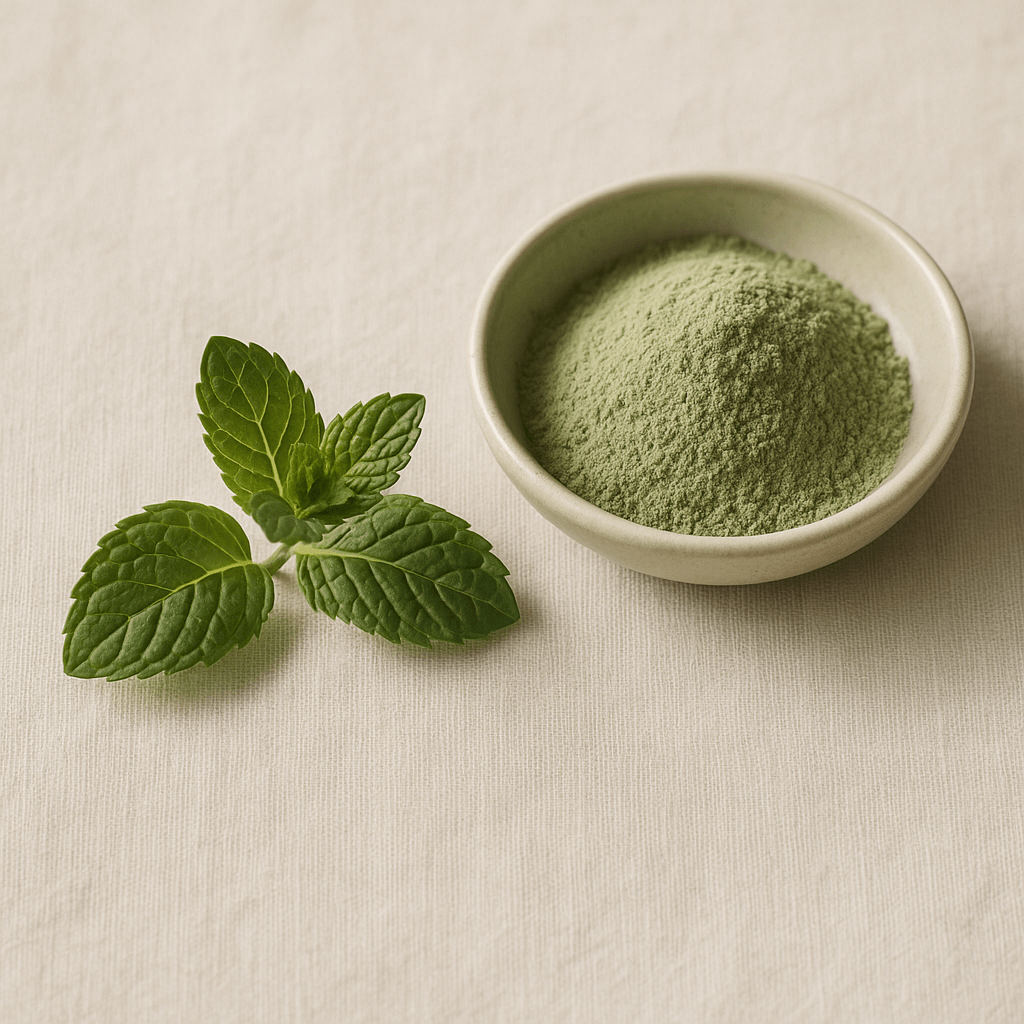 Peppermint leaves illustrating a plain guide to amylase, protease, lipase and digestive-enzyme labels