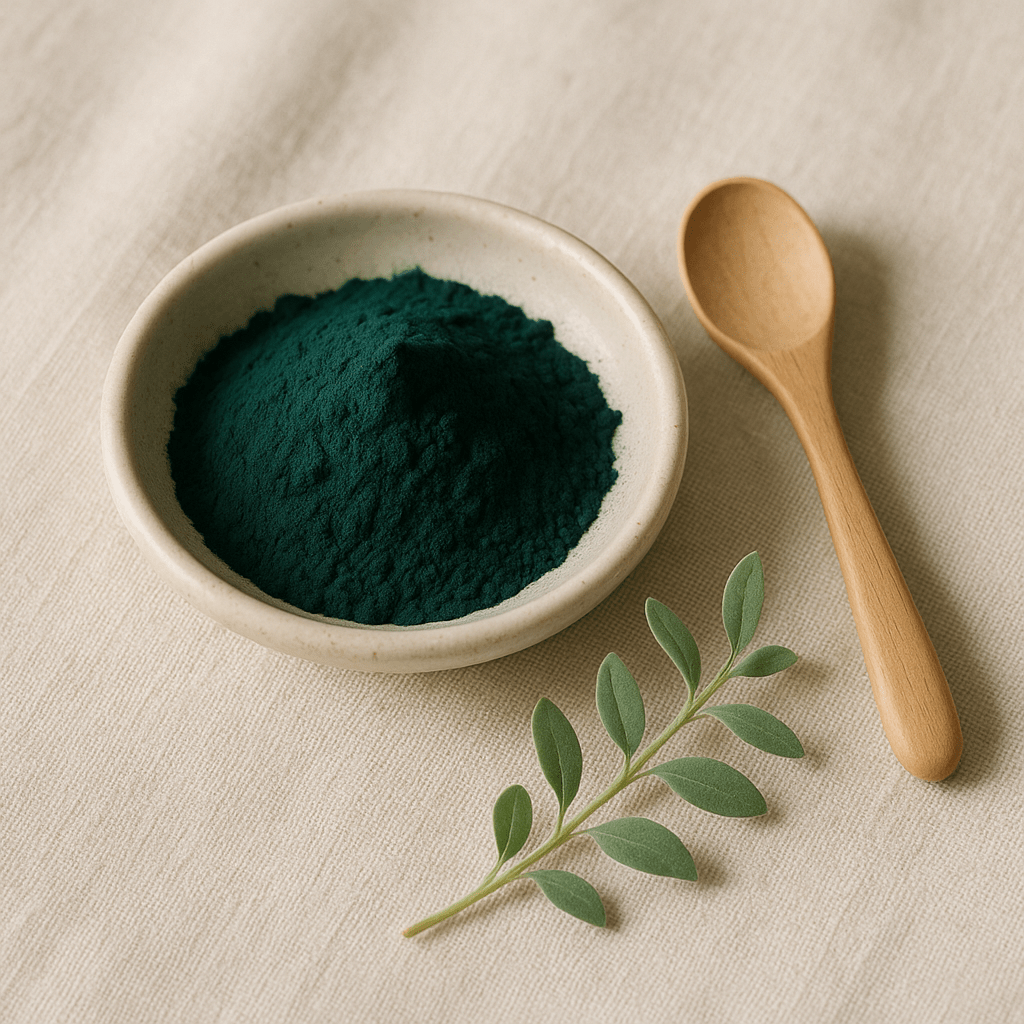 Spirulina and chlorella algae powder — what green algae supplements actually are