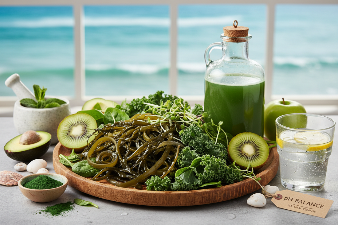Organic Alkalising Detox: Seaweed, Greens & Adaptogens for Natural Cleansing - The Health Improvers