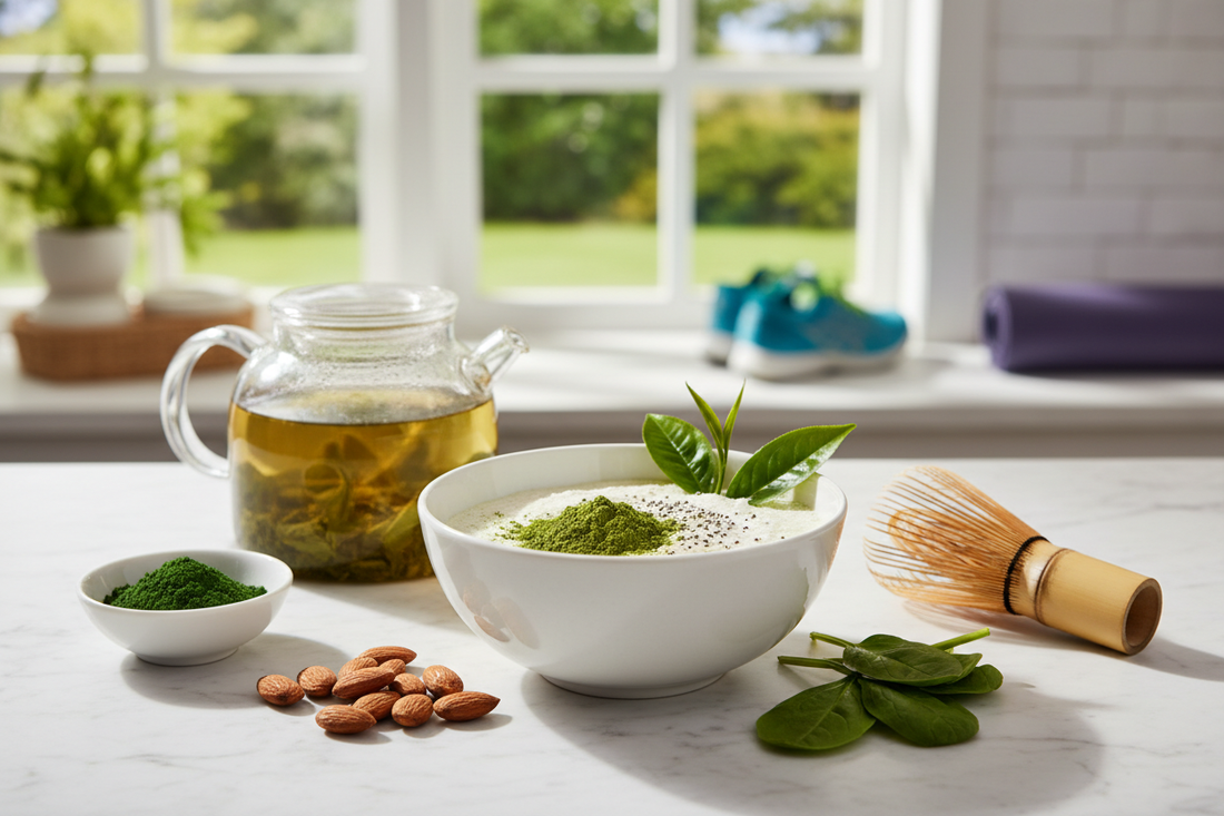 Rice Protein Powder: Vegan Protein with Chicory, Green Tea & Guarana for Energy & Performance - The Health Improvers