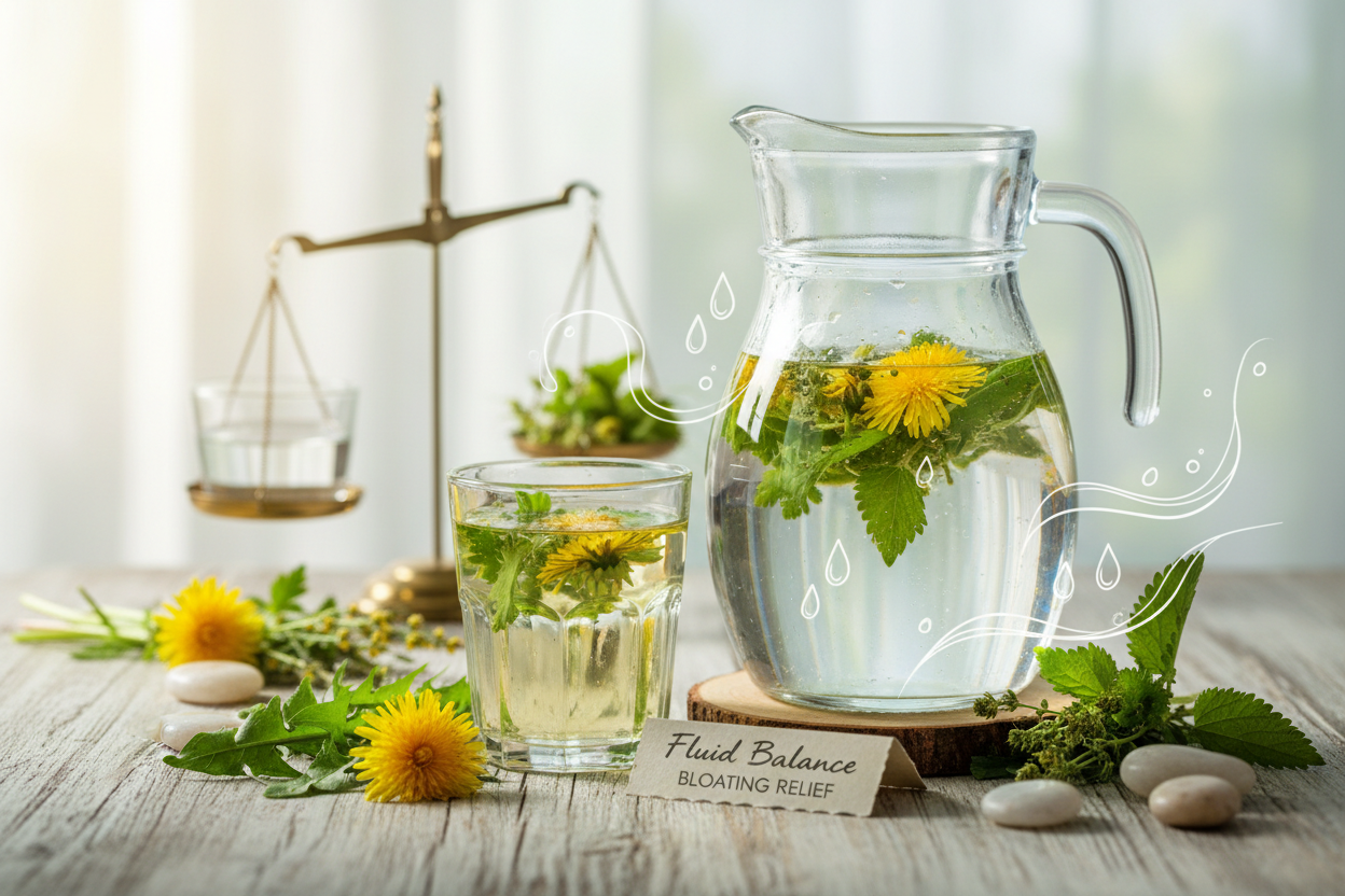 Water Retention Tablets: Natural Diuretic for Bloating Relief & Fluid Balance - The Health Improvers