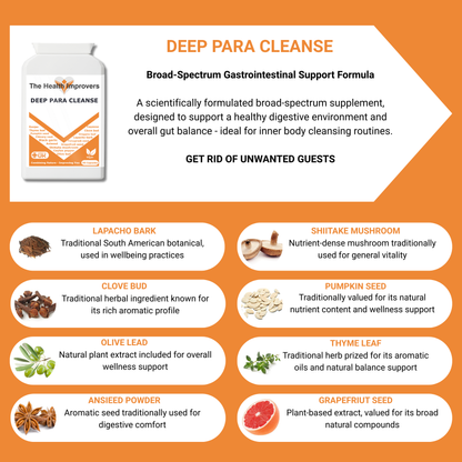 Parasite Cleanse Supplement for Humans | Natural Parasite Detoxification The Health Improvers