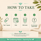 How to take the 20 Billion CFU probiotic, one capsule daily with water