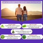 Water Retention Tablets | Natural Diuretic Pills | Reduce Bloating Supplement The Health Improvers