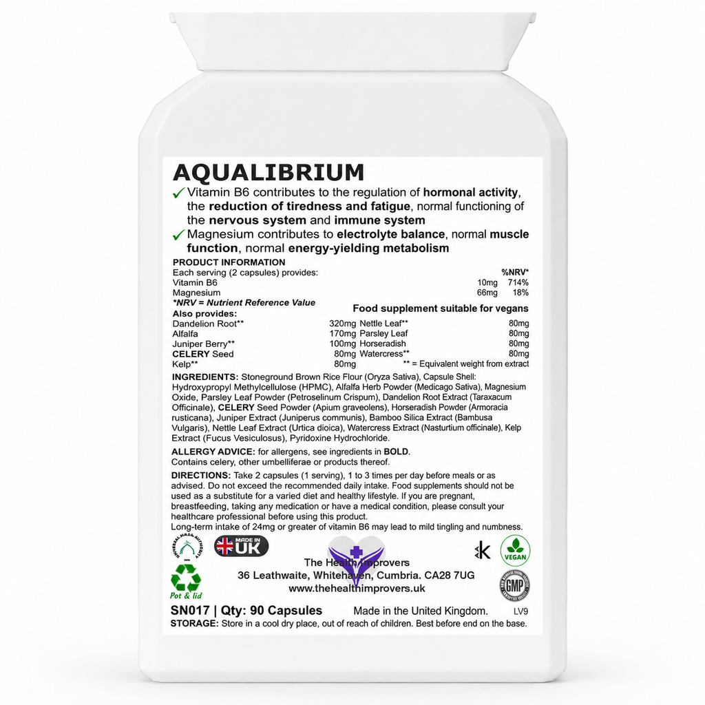 Water Retention Tablets | Natural Diuretic Pills | Reduce Bloating Supplement