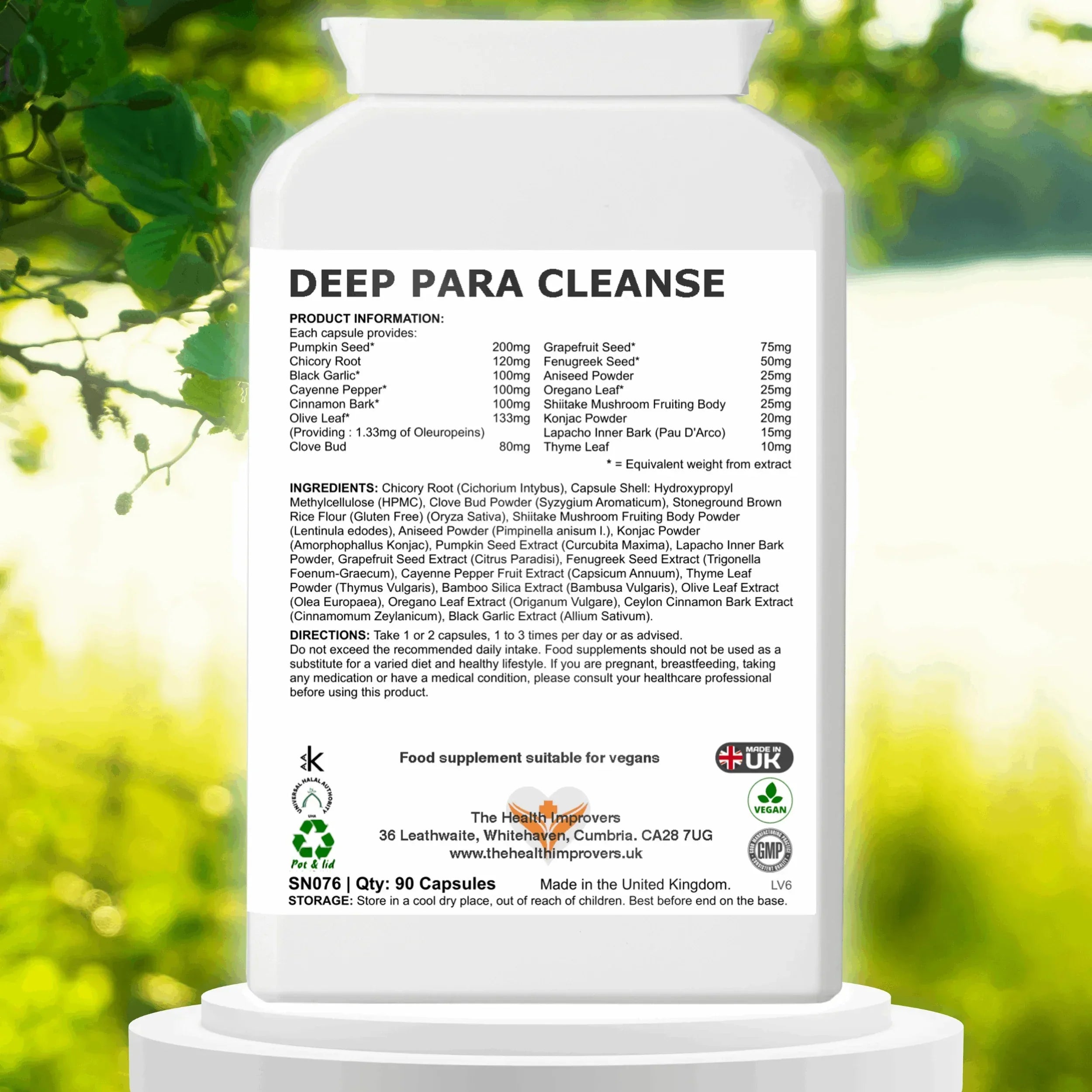 Parasite Cleanse Supplement for Humans | Natural Parasite Detoxification & Dewormer - The Health Improvers