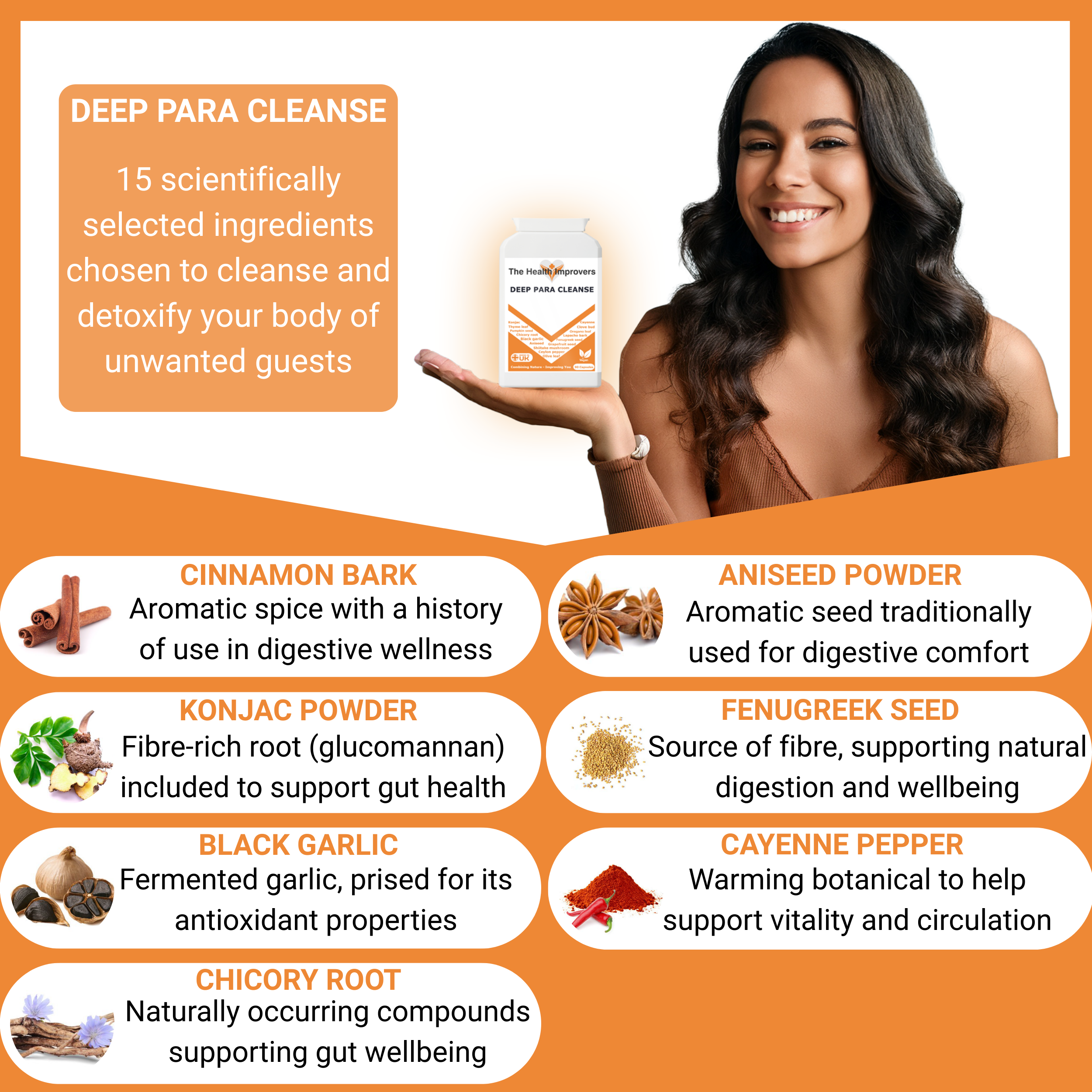 Parasite Cleanse Supplement for Humans | Natural Parasite Detoxification The Health Improvers