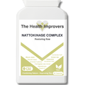 Nattokinase Complex 100mg - front of bottle - UK made vegan supplement