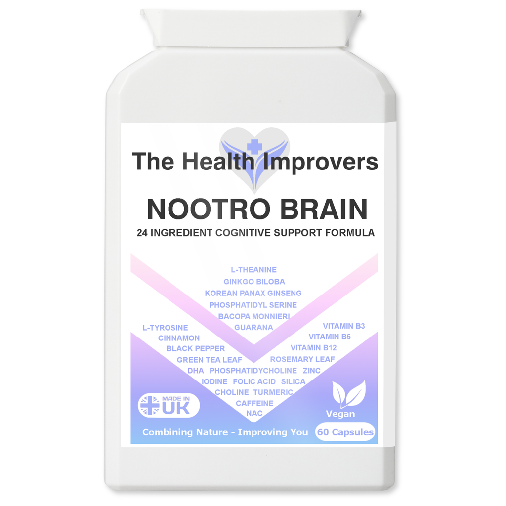 Nootropic Brain Supplement for Focus, Memory, Energy & Mental Performance