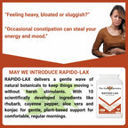 Rapido-Lax | Fast Acting Constipation Relief Supplement | Vegan Stool Softener - The Health Improvers