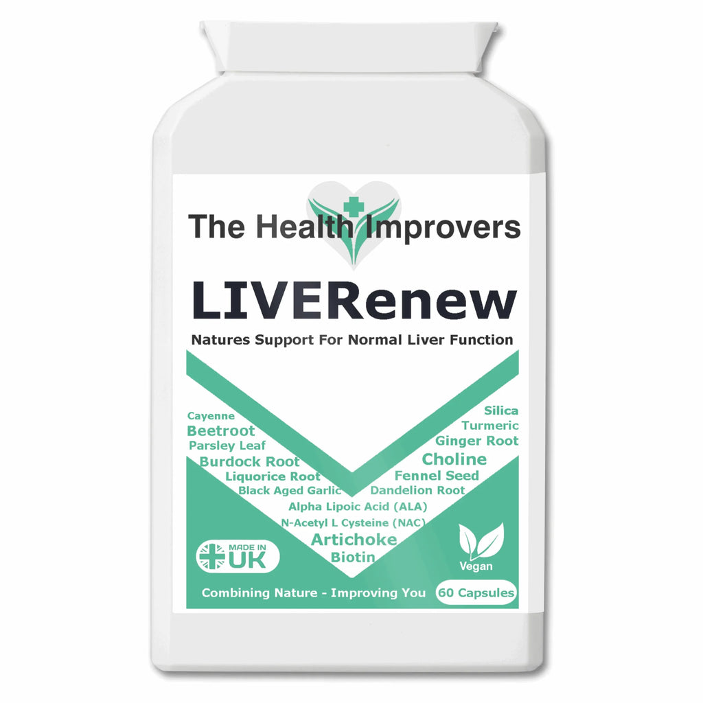 Liver & Gallbladder Complex Supplement | Natural Detox, Cleanse & Cell Protection - The Health Improvers