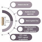 Strong & Effective Night Time Supplement with Magnesium | Vegan | UK Made - The Health Improvers