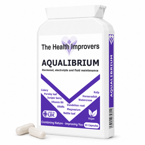 Aqualibrium supplement bottle by The Health Improvers