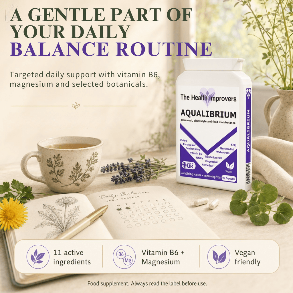 A gentle part of your daily balance routine, Aqualibrium as part of an everyday wellness habit