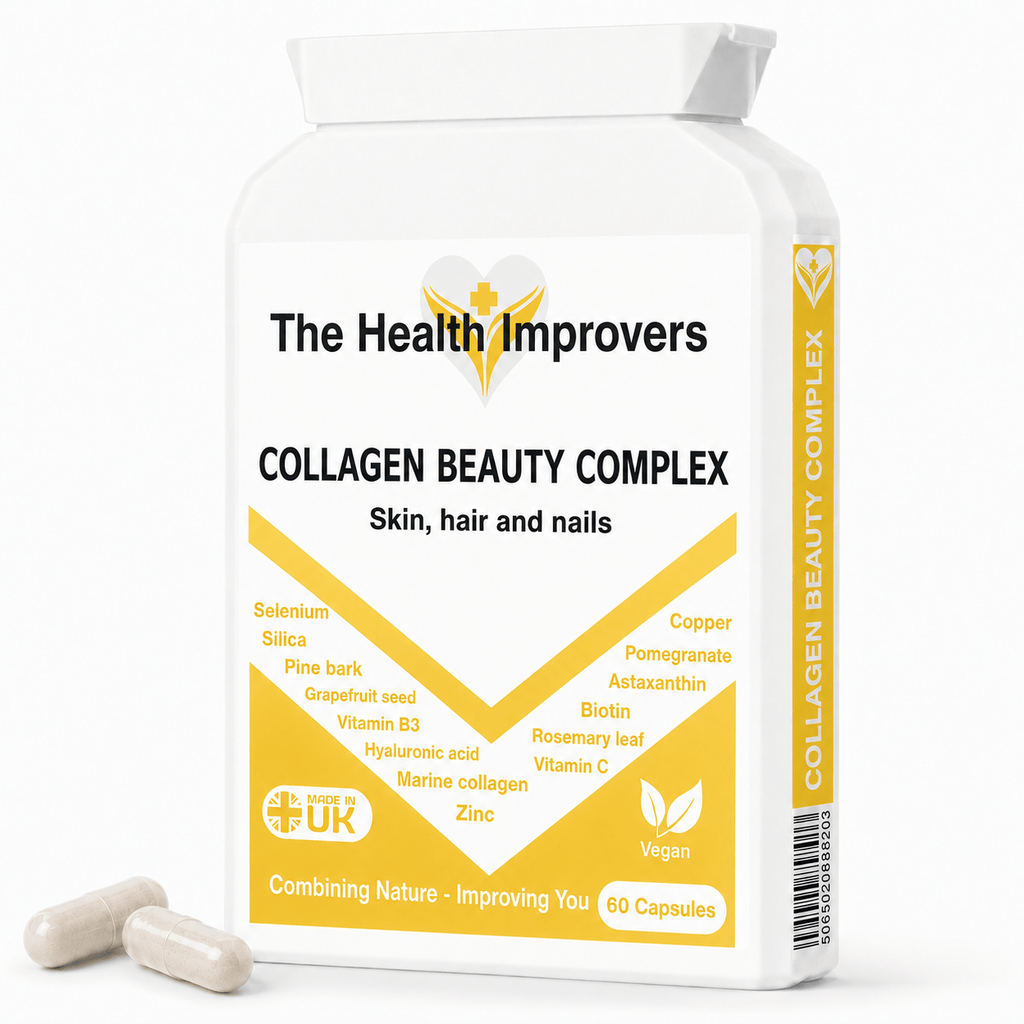 Marine Collagen Beauty Complex bottle by The Health Improvers