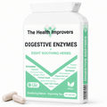 Plant-Based Digestive Enzymes supplement bottle by The Health Improvers