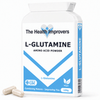 L-Glutamine Powder tub by The Health Improvers