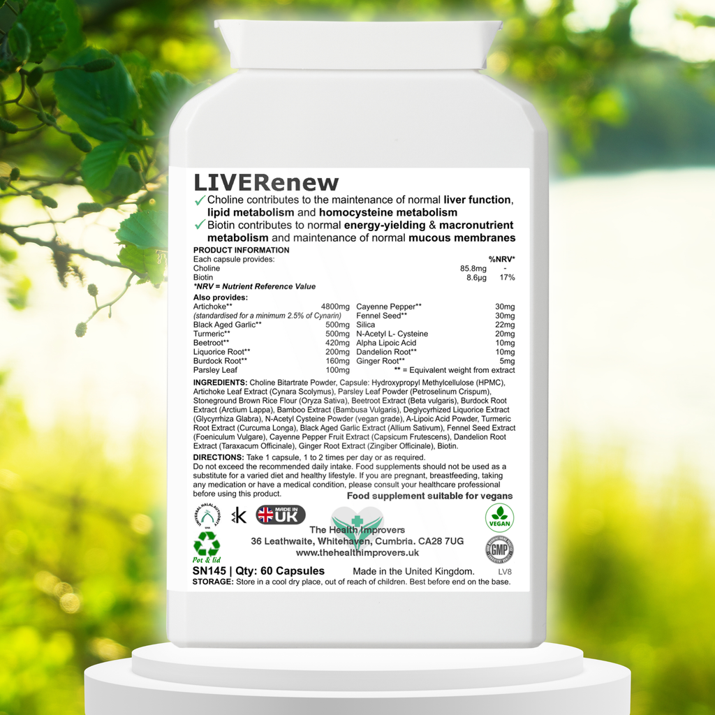 Liver & Gallbladder Complex Supplement | Natural Detox, Cleanse & Cell Protection
