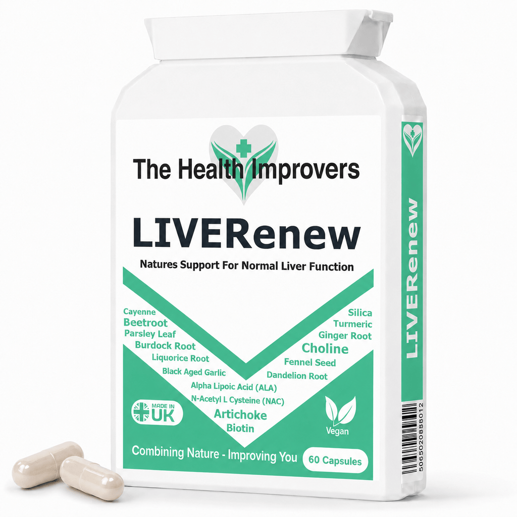 Liver and Gallbladder Complex supplement bottle by The Health Improvers