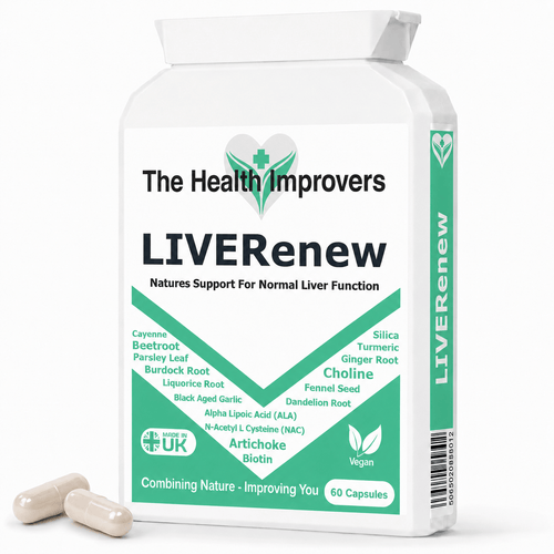 Liver and Gallbladder Complex supplement bottle by The Health Improvers