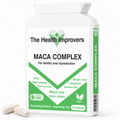 Powerful Maca supplement bottle by The Health Improvers
