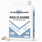 Mag-Cleanse magnesium supplement bottle by The Health Improvers