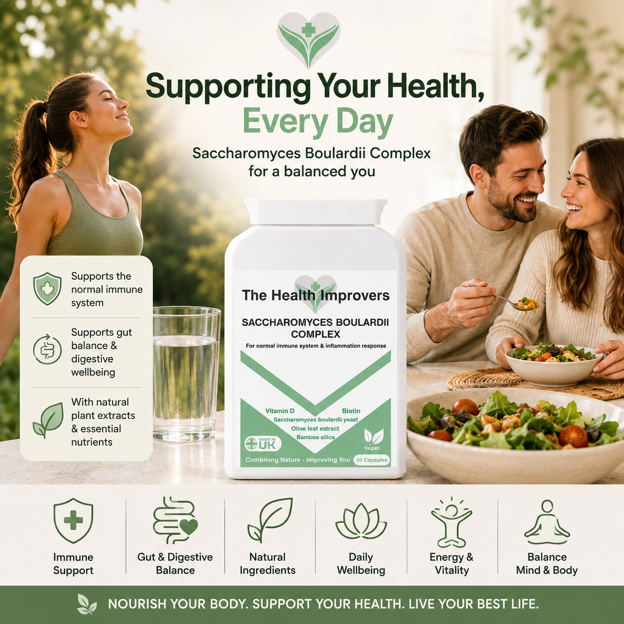 Saccharomyces Boulardii Complex | Gut Health, Immunity & Digestive Support