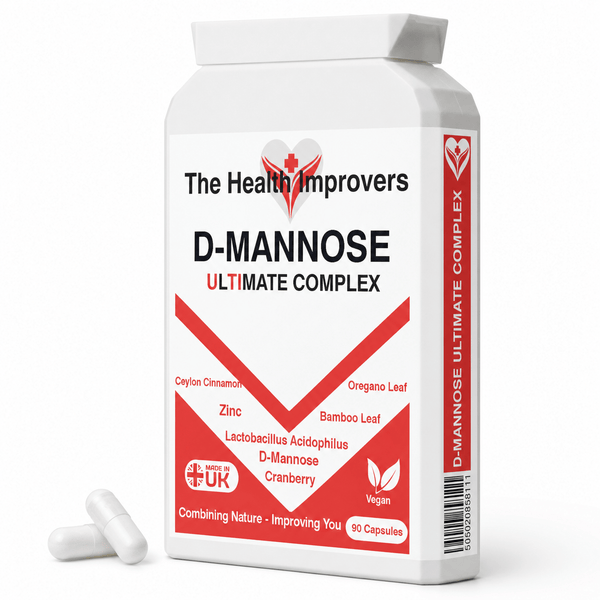 D-Mannose Ultimate Complex | 900mg with Cranberry & Zinc | Vegan, UK-Made