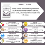 Strong & Effective Night Time Supplement with Magnesium | Vegan | UK Made The Health Improvers