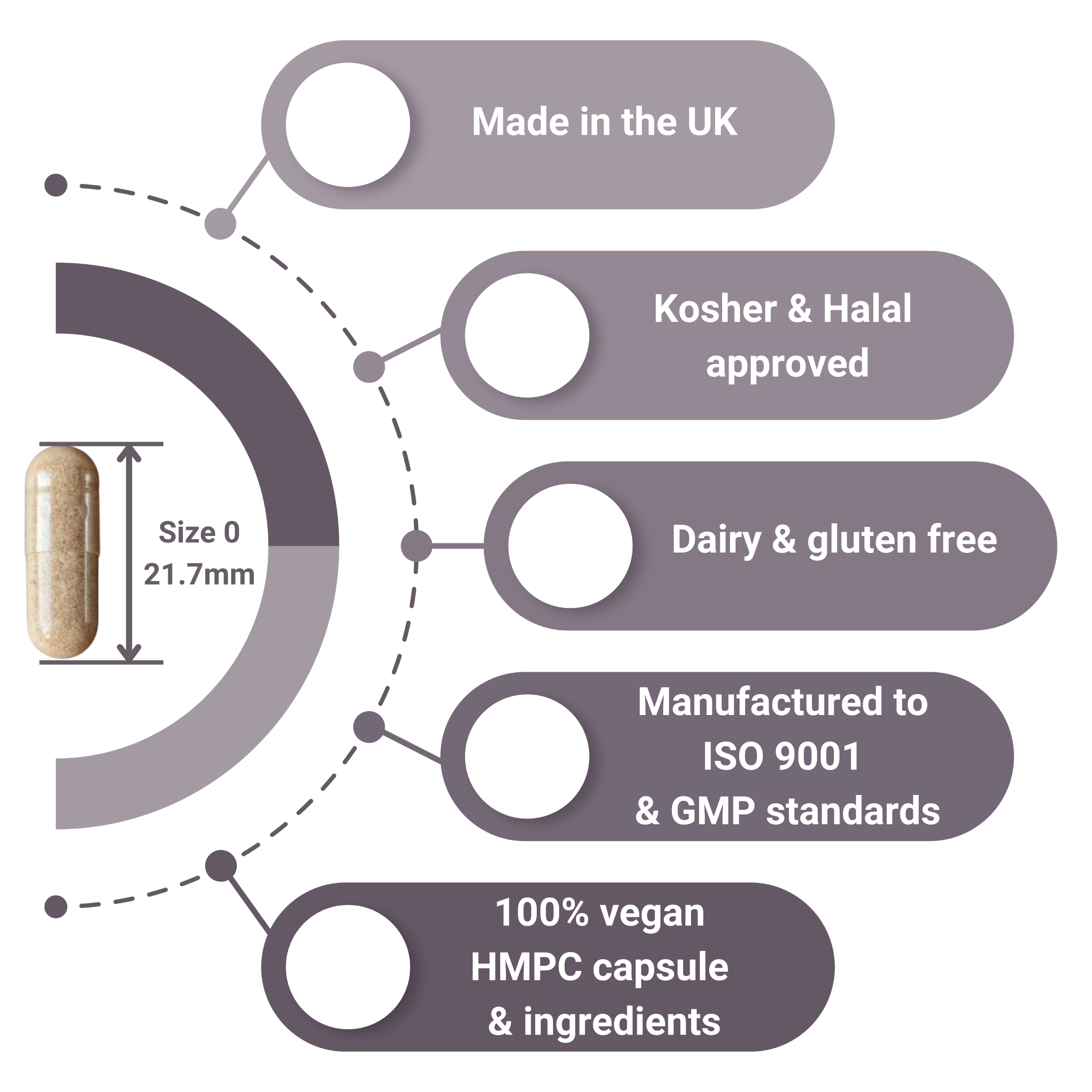 Strong & Effective Night Time Supplement with Magnesium | Vegan | UK Made The Health Improvers