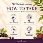 How to take Acai Berry Complex capsules daily with water