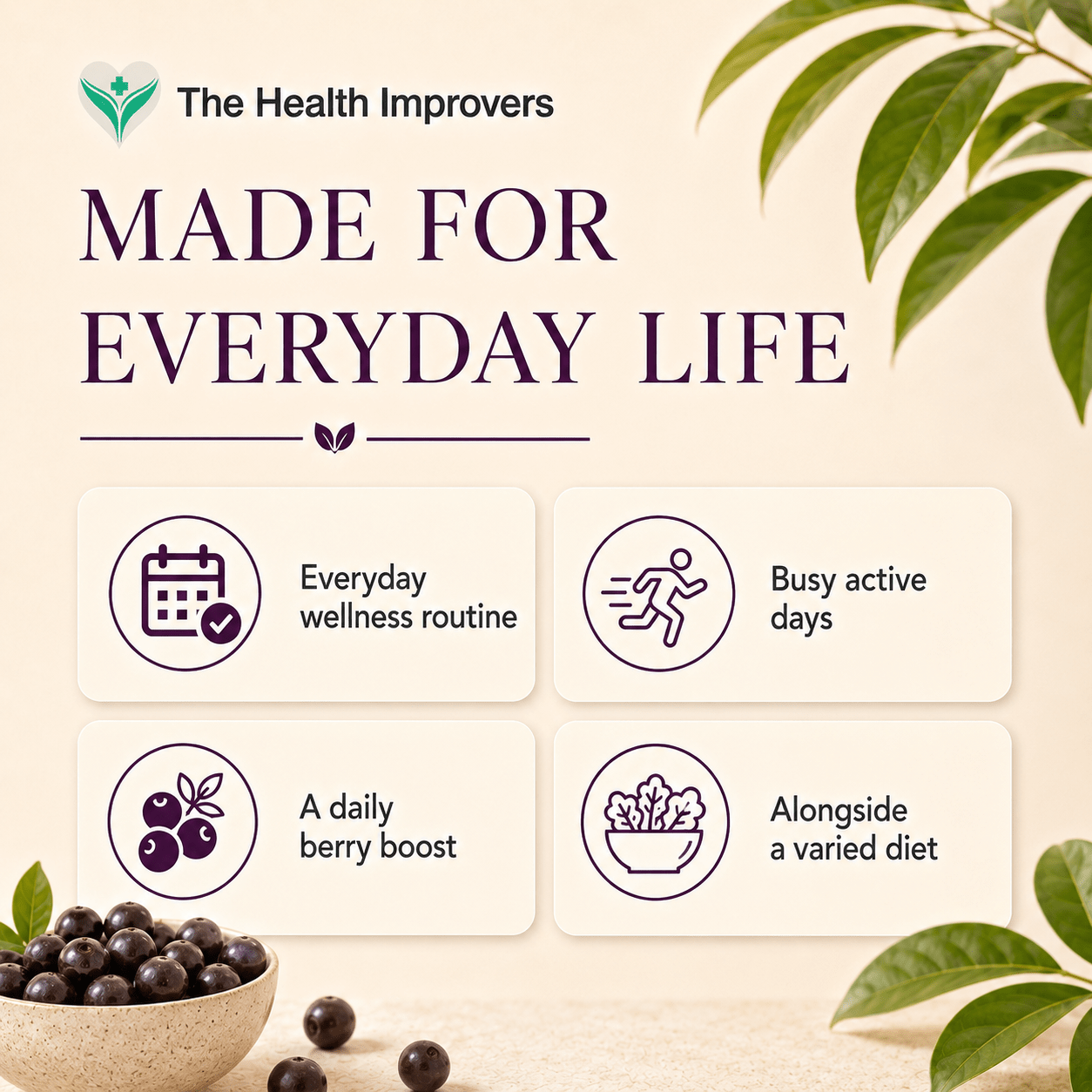 Acai Berry Complex made for everyday life and daily wellness