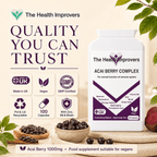 Acai Berry Complex quality standards, UK made, vegan and GMP certified