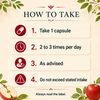 How to take Apple Cider Vinegar Complex capsules daily with water