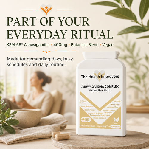 Ashwagandha Complex supplement as part of an everyday wellness routine
