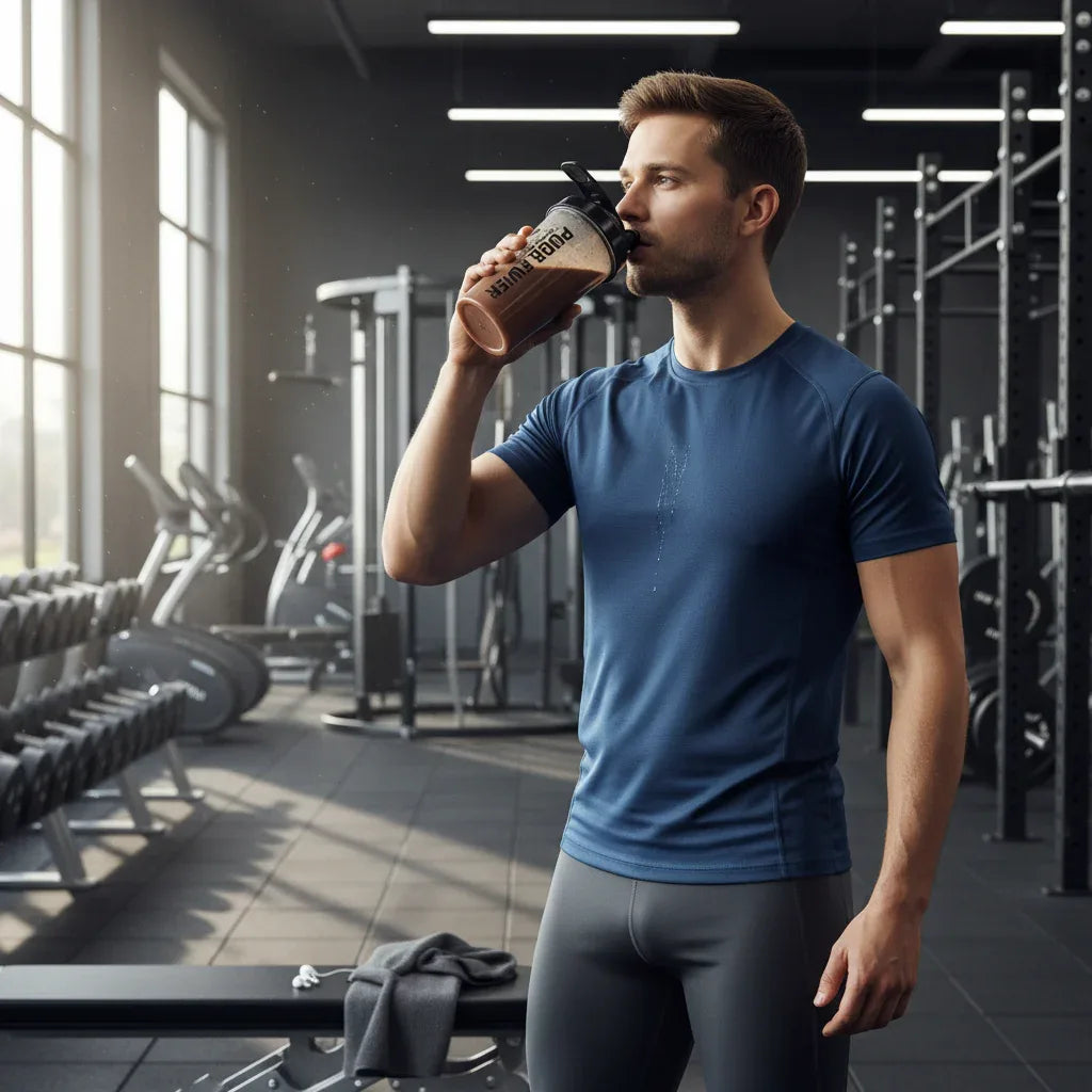 Post-Workout Recovery Drink – Chocolate | Protein, BCAAs & Creatine - The Health Improvers