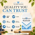 Better Eyes Complex quality standards, UK made, vegan and GMP certified