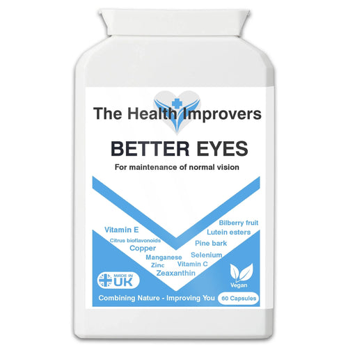 Better Eyes Complex | Eye Health Supplement | Support Vision, Screen Fatigue, Macular Health - The Health Improvers