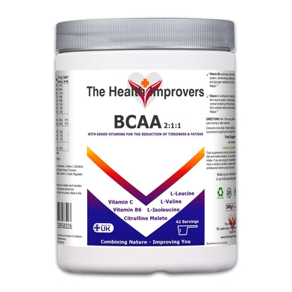 Branched Chain Amino Acids Drink Mix | BCAA 2:1:1 - The Health Improvers
