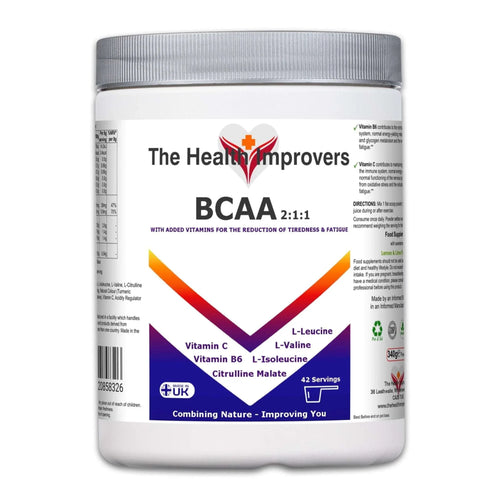BCAA – Lemon & Lime Amino Acid Drink with Citrulline, Vitamin C & B6 - The Health Improvers