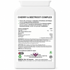 Cherry & Beetroot Complex supplement facts and ingredients panel