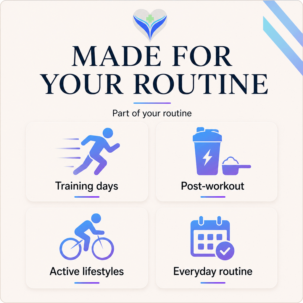 Creatine Monohydrate made for training days, active lifestyles and everyday routines