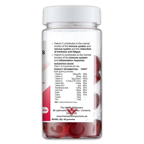 Daily Multivitamin Gummies for Adults | Energy, Immunity, Wellness Boost - The Health Improvers